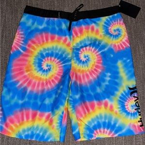 Hurley Board Short Swim Trunks Tie-dye NWT